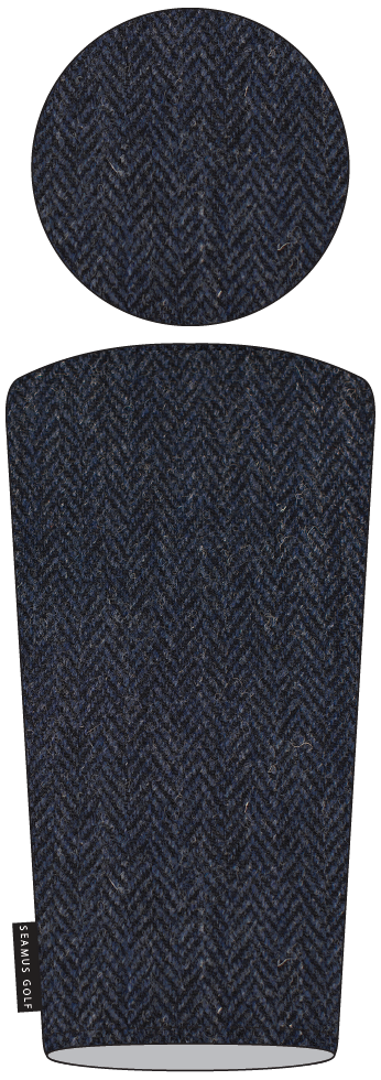 Navy Harris Tweed