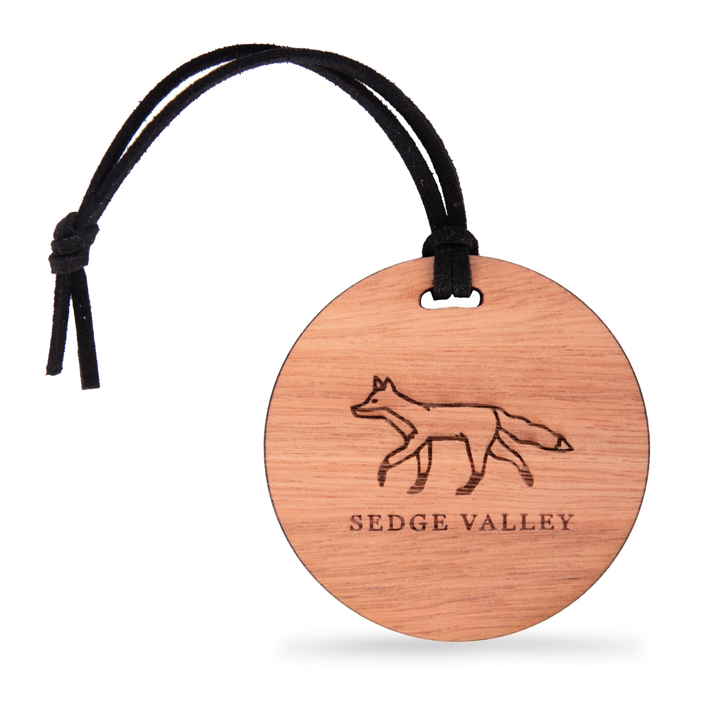 Wood Bag Tag - Circle